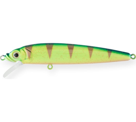 Воблер Strike Pro Alpha Minnow 95 цвет: A172FL Glowing Blue Lemon EG-034F#A172FL