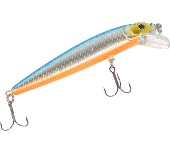 Воблер Strike Pro Alpha Minnow 95 цвет: 626E Blue Silver OB EG-034F#626E