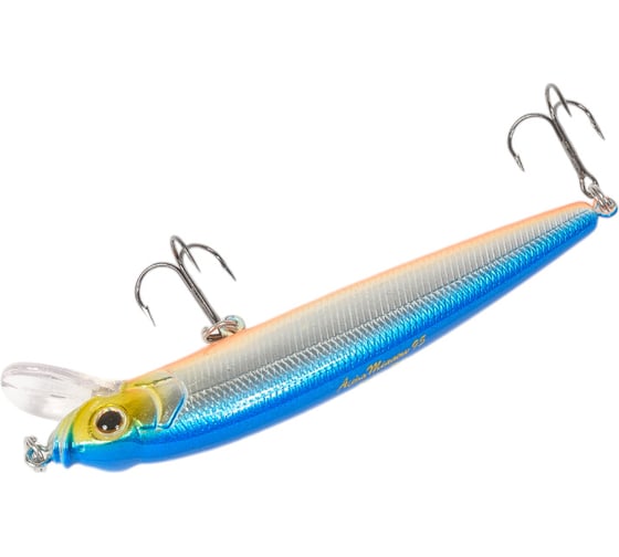 Воблер Strike Pro Alpha Minnow 95 цвет: 626E Blue Silver OB EG-034F#626E