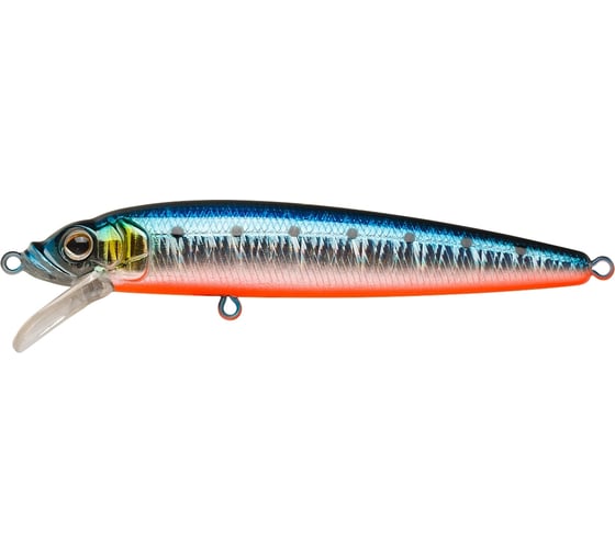 Воблер Strike Pro Alpha Minnow 95 цвет: A234-SBO-LU Blue Back Silver OB Fluo EG-034F#A234-SBO-LU