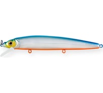 Воблер Strike Pro Alpha Minnow 115 цвет: 626E Blue Silver OB EG-033F#626E