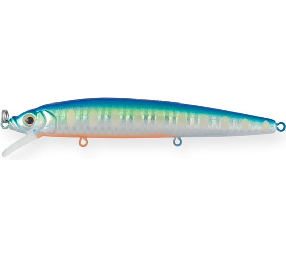 Воблер Strike Pro Alpha Minnow 115 цвет: A150-713 UV Blue Silver OB EG-033F#A150-713 1