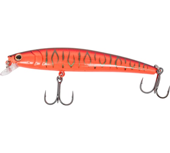 Воблер Strike Pro Arc Minnow 105SP цвет: A207 Red Devil Pearl JL-092-SP#A207
