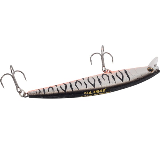 Воблер Strike Pro Arc Minnow 105SP цвет: A243ES Grey Shadow Mat Tiger JL-092-SP#A243ES