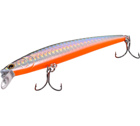 Воблер Strike Pro Arc Minnow 105F цвет: A70-713 Black Silver OB JL-092F#A70-713