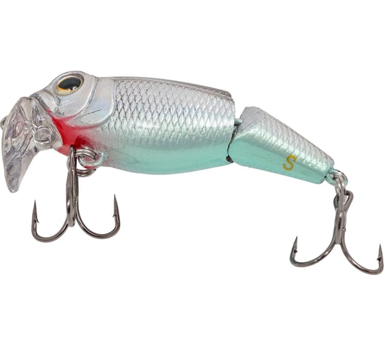 Воблер Strike Pro Pygmy Jointed 40 цвет: A010-EP Black Back Silver EG-073J#A010-EP