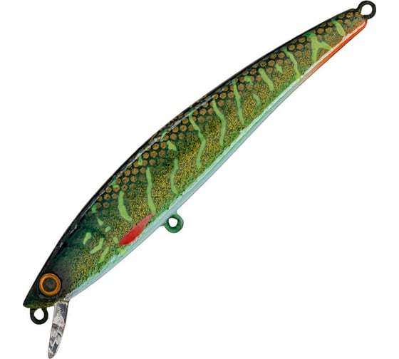Воблер Strike Pro Arc Minnow 75SP цвет: JV012 Green Motoroil Pike UV JL-119-SP#JV012-UV