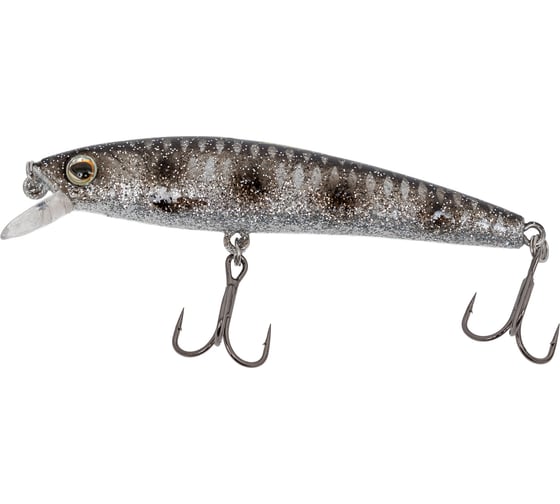 Воблер Strike Pro Arc Minnow 75SP цвет: A249F-3D Silver Spotted Bullhead JL-119-SP#A249F-3D