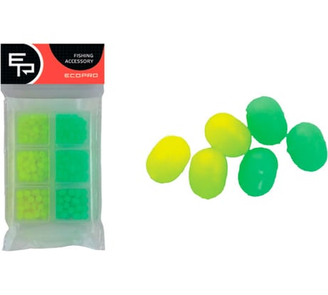 Набор бусин Ecopro plastic Yellow+Pink 150шт EPPLYG-150