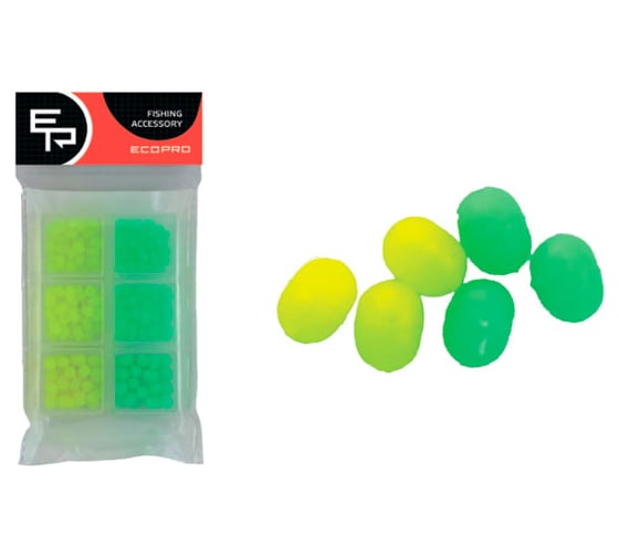Набор бусин Ecopro plastic Yellow+Pink 150шт EPPLYG-150