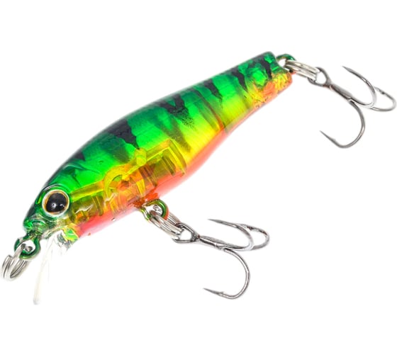 Воблер Strike Pro Quick Minnow 40 S цвет: A102G Transparent Perch JS-238#A102G
