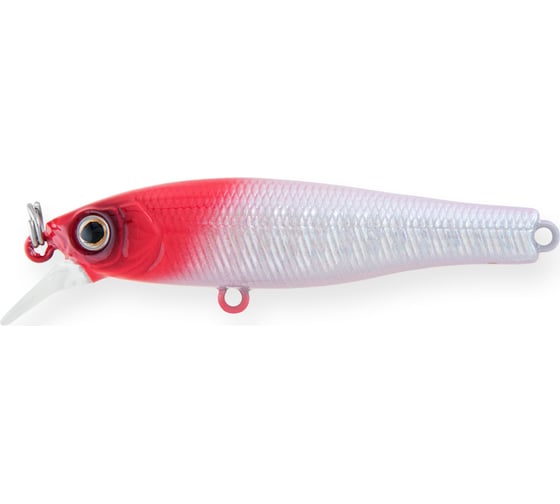 Воблер Strike Pro Quick Minnow 55S цвет: 022PPP-713 Redhead Silver JS-239#022PPP-713 1