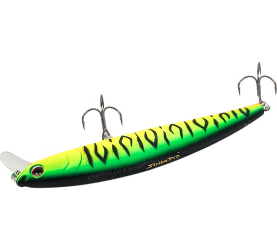 Воблер Strike Pro Arc Minnow 120SP цвет: GC01S Mat Tiger EG-136-SP#GC01S