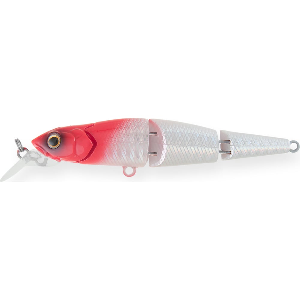 Воблер Strike Pro Flying Fish Joint 110 цвет: 022PPP-713 Redhead Silver ...
