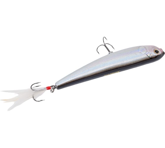 Воблер Strike Pro S.P. Walking Stick 115 цвет: A010-EP Black Back Silver EG-029#A010-EP