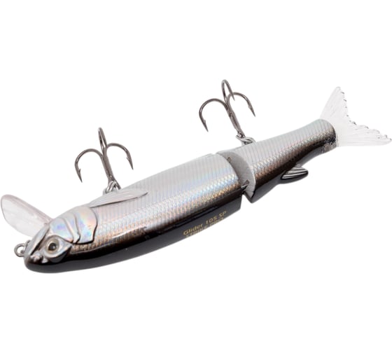 Воблер Strike Pro Glider 105 цвет: A010-EP Black Back Silver EG-157-SP#A010-EP