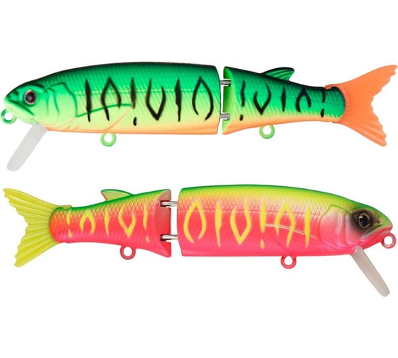 Воблер Strike Pro Glider 105 цвет: GC01S/A230S Double Mat Tiger/Watermelon Mat Tiger EG-157-SP#GC01S/A230S 1