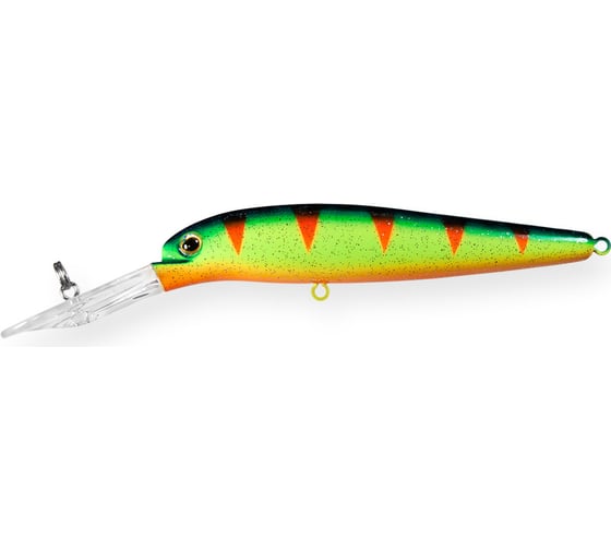 Воблер Strike Pro S.P. Walleye Minnow 90 цвет: A139FL Acid Perch Fluo JL-022F#A139FL 1