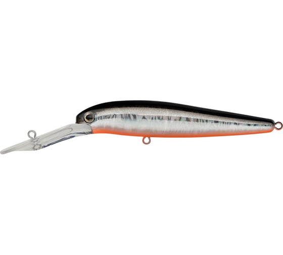 Воблер Strike Pro S.P. Walleye Minnow 90 цвет: A70-SBO Black Silver broken glass JL-022F#A70-SBO