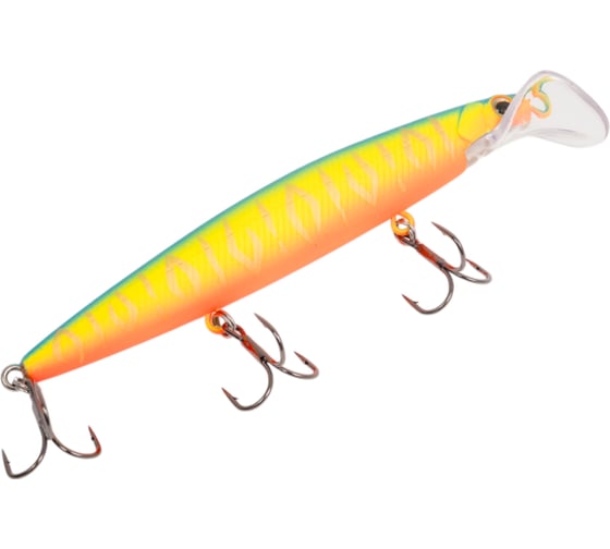 Воблер Strike Pro Scooter Minnow 110F цвет: A252S Bullfinch Mat Tiger EG-186F#A252S