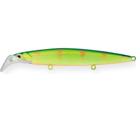 Воблер Strike Pro Scooter Minnow 110F цвет: A172FL Glowing Blue Lemon EG-186F#A172FL