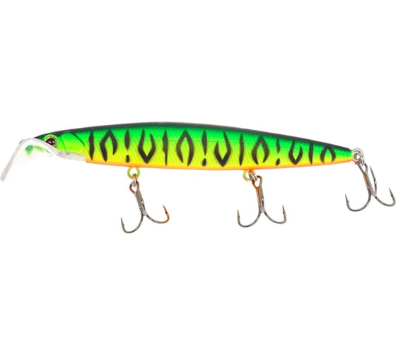 Воблер Strike Pro Scooter Minnow 110F цвет: GC01S Mat Tiger EG-186F#GC01S