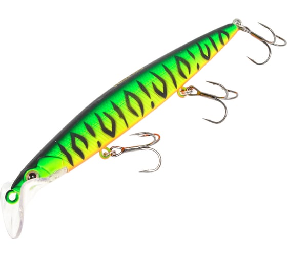Воблер Strike Pro Scooter Minnow 110F цвет: GC01S Mat Tiger EG-186F#GC01S