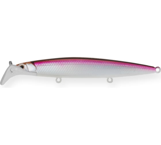 Воблер Strike Pro Scooter Minnow 110F цвет: A53-EP Silver Smelt UV EG-186F#A53-EP