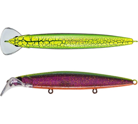 Воблер Strike Pro Scooter Minnow 110F EG-186F#GC04G-UV 1