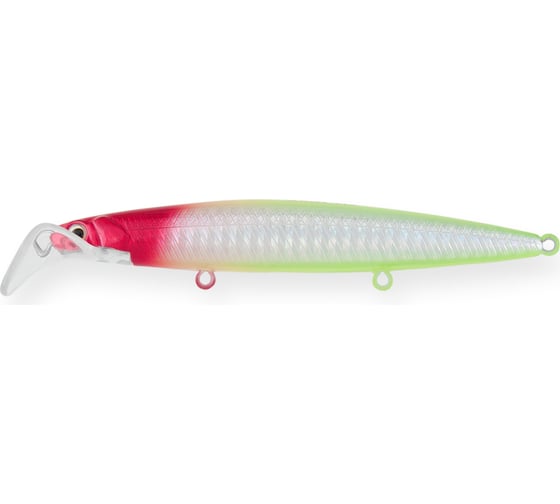 Воблер Strike Pro Scooter Minnow 110F цвет: X10-713 Clown Silver EG-186F#X10-713