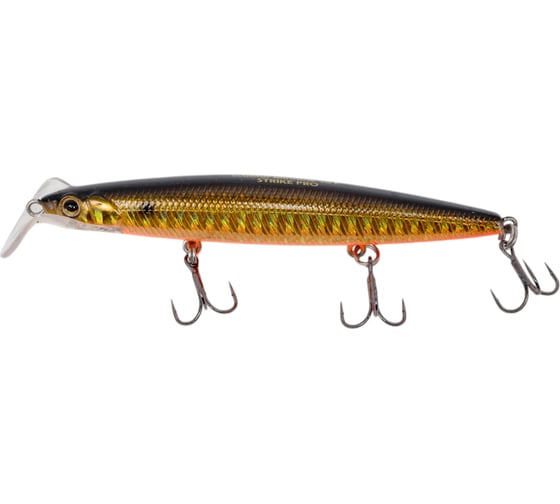 Воблер Strike Pro Scooter Minnow 90F цвет: 613-713 Black Back Smoked OB EG-186AF#613-713 1
