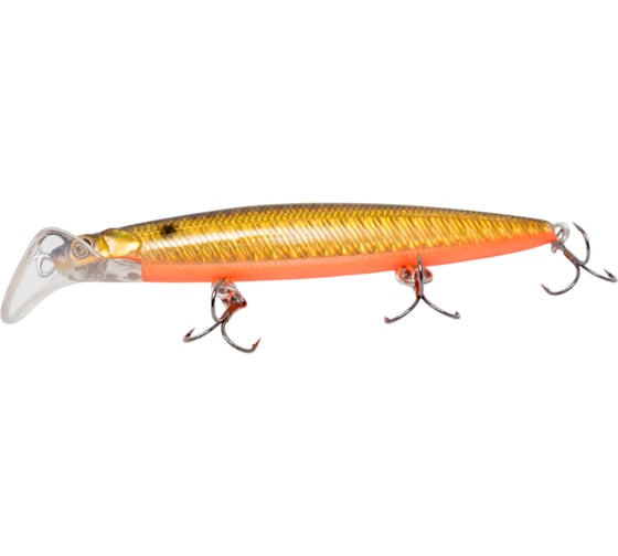 Воблер Strike Pro Scooter Minnow 90F цвет: 613-713 Black Back Smoked OB EG-186AF#613-713