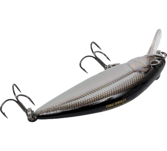 Воблер Strike Pro Shifty Shad 60SP цвет: A010-EP Black Back Silver EG-161-SP#A010-EP