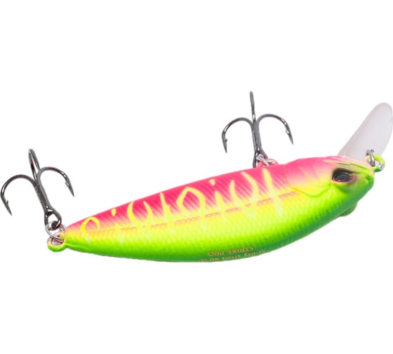 Воблер Strike Pro Shifty Shad 60SP цвет: A230S Watermelon Mat Tiger EG-161-SP#A230S