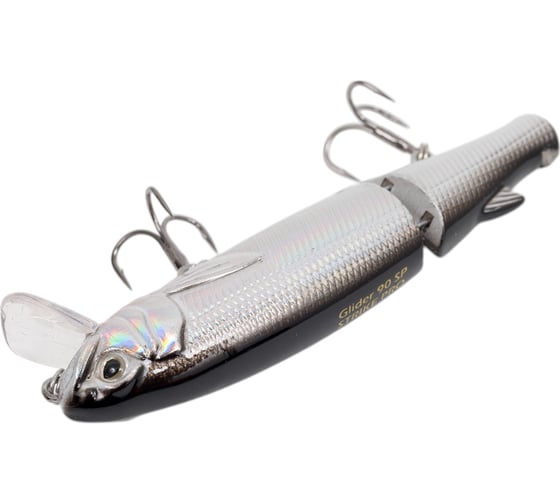 Воблер Strike Pro Glider 90 цвет: A010-EP Black Back Silver EG-157A-SP#A010-EP