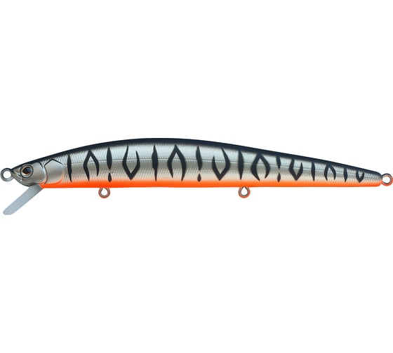 Воблер Strike Pro Slingshot Minnow 120F цвет: A243ES Grey Shadow Mat Tiger EG-145F#A243ES