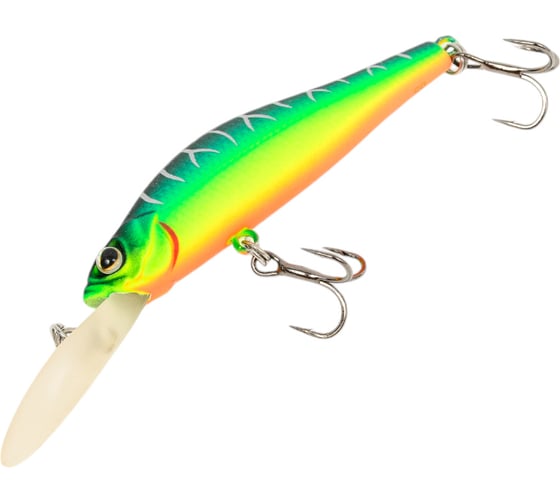 Воблер Strike Pro Archback Deep 60SP цвет: A223S-RP Pearl Mat Tiger EG-125DL-SP#A223S-RP