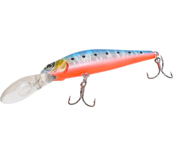 Воблер Strike Pro Archback Deep 60SP цвет: A234-SBO-LU Blue Back Silver OB Fluo EG-125DL-SP#A234-SBO-LU