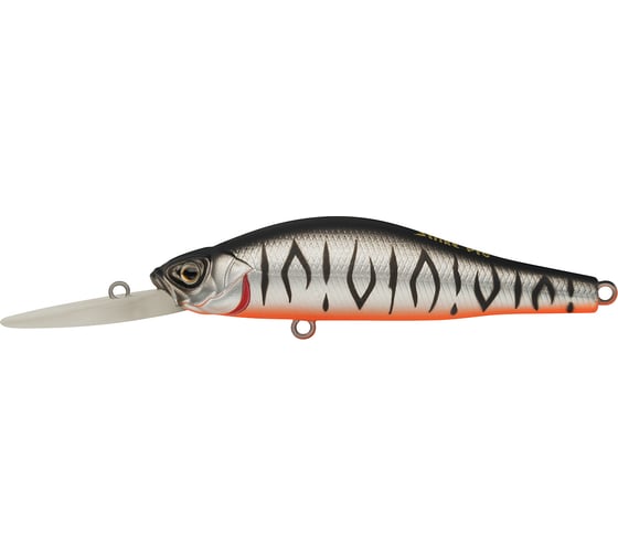 Воблер Strike Pro Archback Deep 80SP цвет: A243ES Grey Shadow Mat Tiger EG-125AL-SP#A243ES