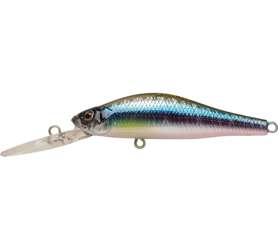 Воблер Strike Pro Archback Deep 80SP цвет: A210-SBO-RP Rainbow Ghost Wakasagi EG-125AL-SP#A210-SBO-RP