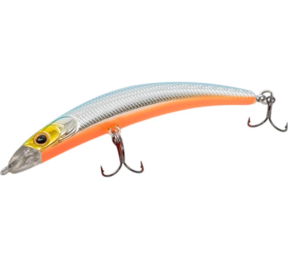 Воблер Strike Pro Slinky Minnow 75F цвет: 626E Blue Silver OB EG-173A#626E