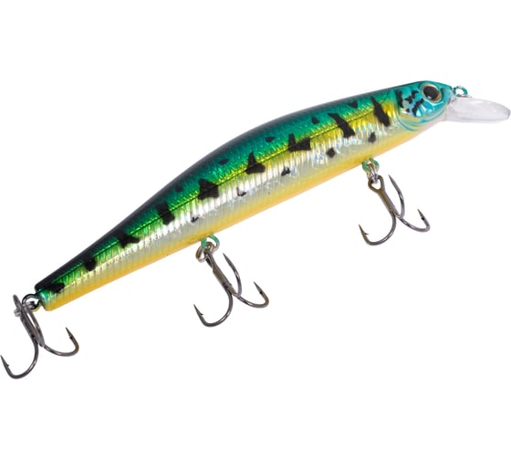Воблер Strike Pro Inquisitor 110SP цвет: 945V Venom Perch EG-193B-SP#945V