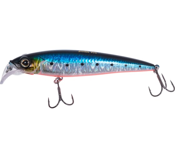 Воблер Strike Pro Beakster 110 цвет: A234-SBO-LU Blue Back Silver OB Fluo EG-124C#A234-SBO-LU
