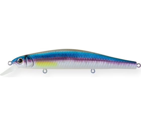 Воблер Strike Pro Inquisitor 110SP цвет: A210-SBO-RP Rainbow Ghost Wakasagi EG-193B-SP#A210-SBO-RP