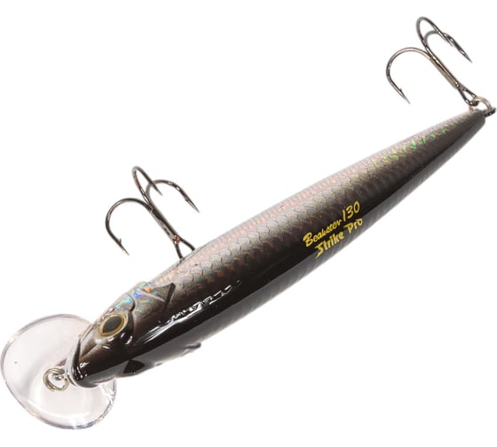 Воблер Strike Pro Beakster 130 цвет: A70-713 Black Silver OB EG-124D#A70-713