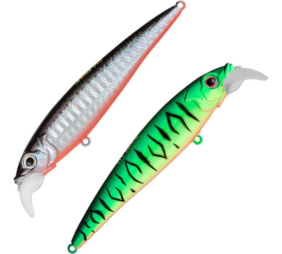 Воблер Strike Pro Beakster 90 цвет: GC01S/A70-713 Double Black Silver OB/Mat Tiger EG-124B#GC01S/A70-713 1
