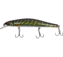 Воблер Strike Pro Inquisitor 110SP цвет: JV012 Green Motoroil Pike UV EG-193B-SP#JV012-UV