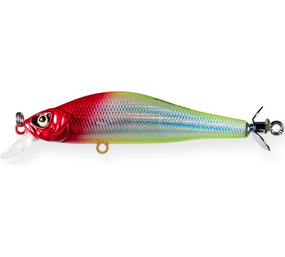 Воблер Strike Pro Archback Turbo 80 цвет: X10 Clown Silver EG-125AP#X10