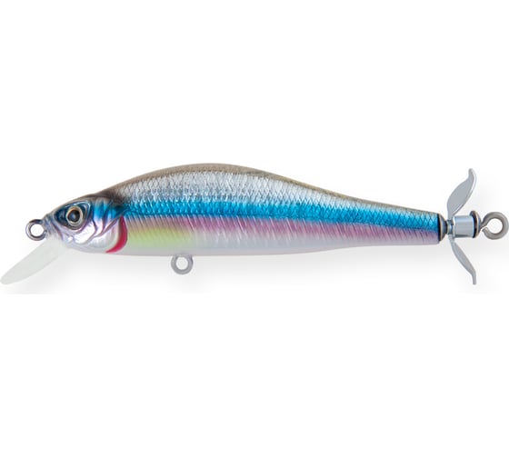 Воблер Strike Pro Archback Turbo 80 цвет: A210-SBO-RP Rainbow Ghost Wakasagi EG-125AP#A210-SBO-RP
