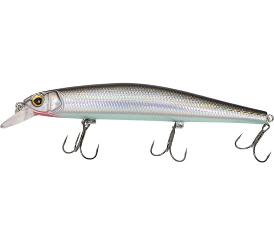 Воблер Strike Pro Inquisitor 130SP цвет: A010-EP Black Back Silver EG-193C-SP#A010-EP